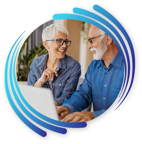 couple looking at financing options